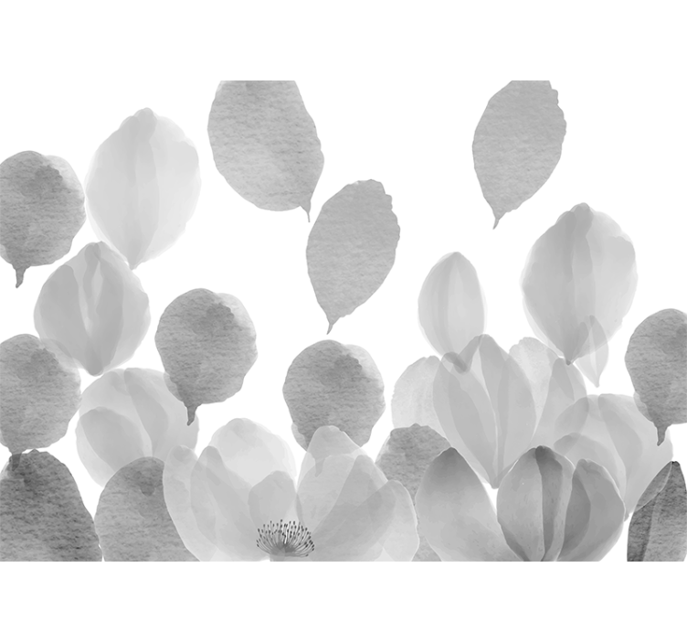 Foto tapete od maka s elegantnim dizajnom lišća - TenStickers