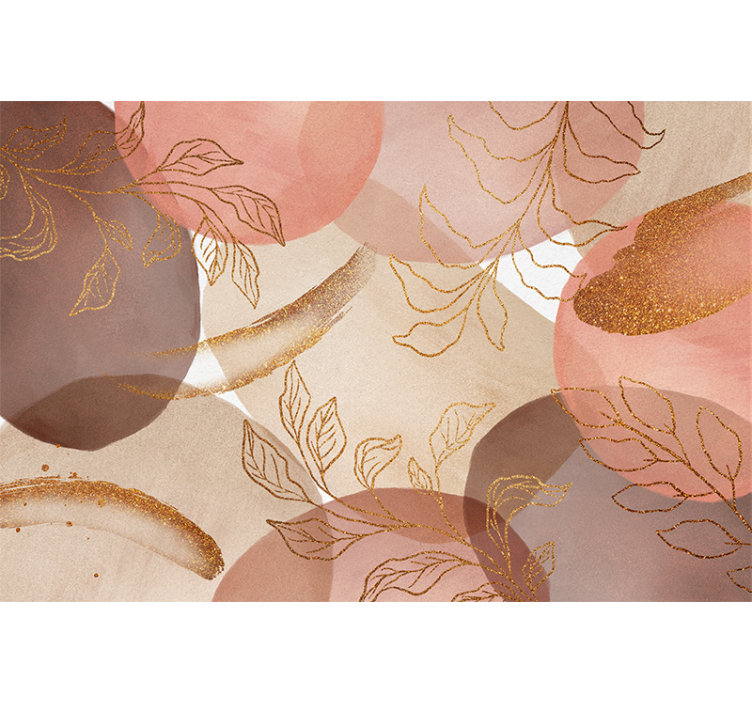 Foto tapete kupaonica ukrasni cvjetni uzorak - TenStickers