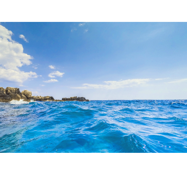 Zidne murale plavo nebo mediteranskog mora - TenStickers