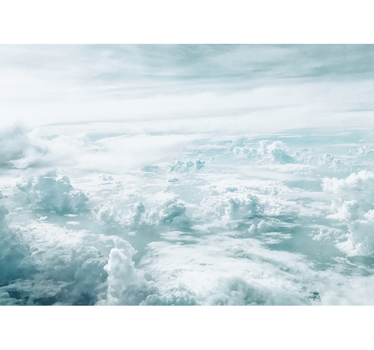 Foto tapete nebo s perspektivom oblačnog horizonta - TenStickers