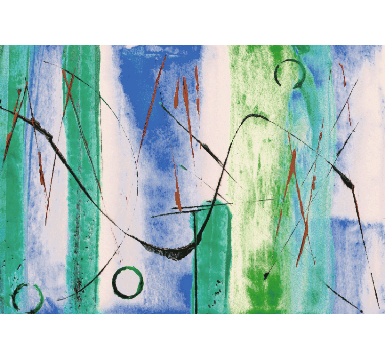 Apstraktni fototapete dinamični uzorci linija - TenStickers