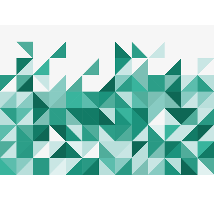 Apstraktni fototapete s geometrijskim trokutastim uzorkom - TenStickers