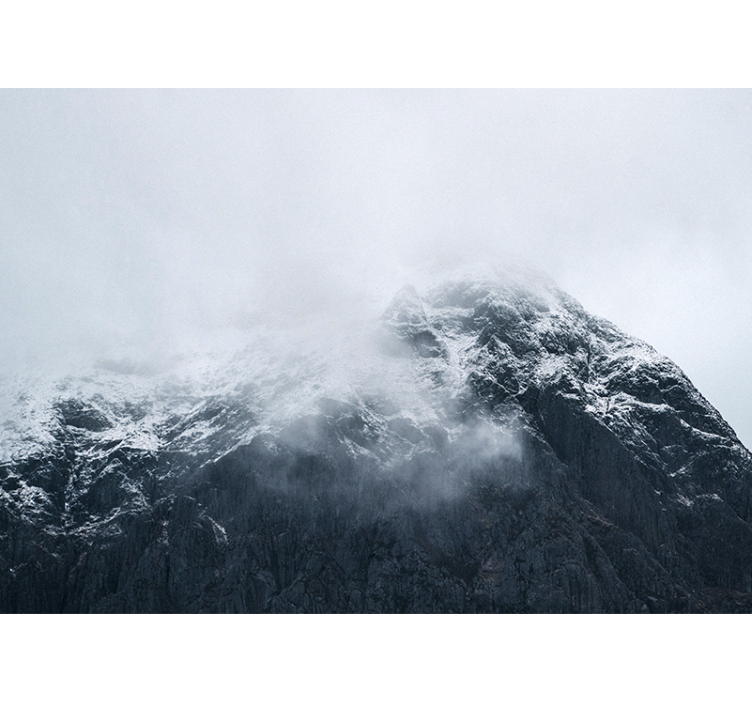 Foto tapete planinski ledeni vrh planine - TenStickers