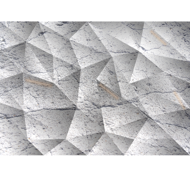 Foto tapete teksturom i uzorkom geometrijski kamenasti stil - TenStickers
