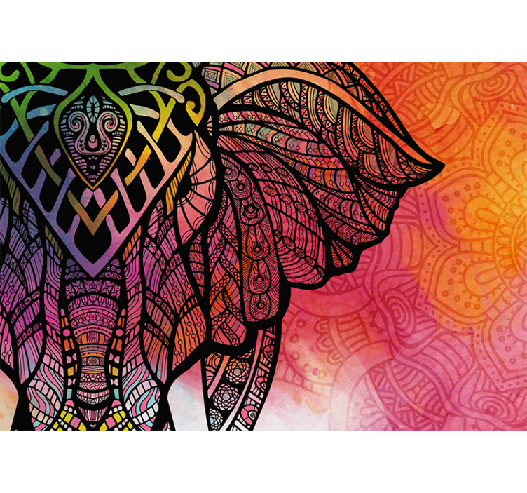 Foto tapete mandale gradijent etničkog dizajna - TenStickers