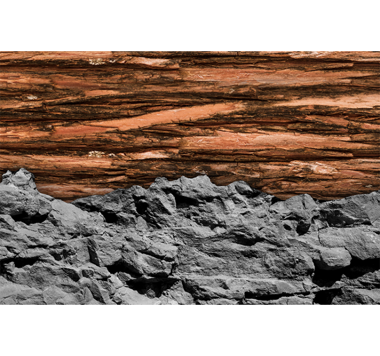 Foto tapete za dnevni boravak slojevi zemljane teksture - TenStickers