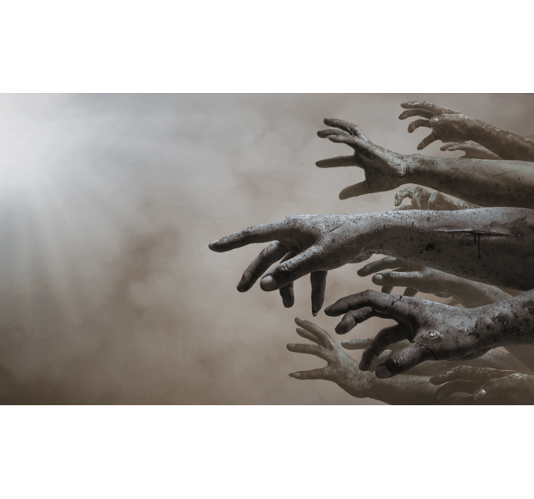 Zombi duh ruke zidna slika - TenStickers