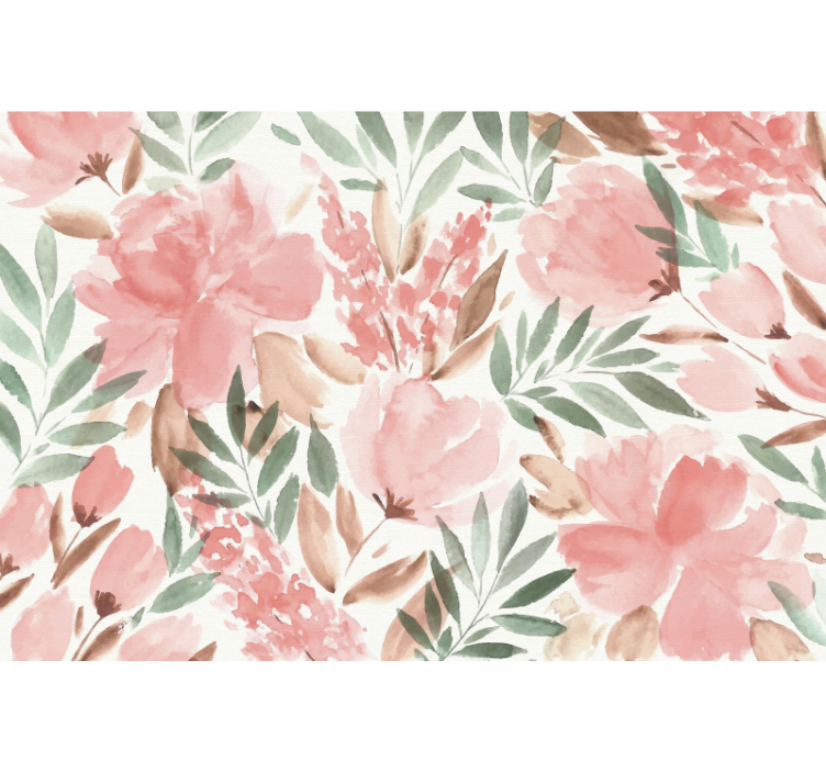 Panoramska tapeta papier peint panoramique florale - TenStickers