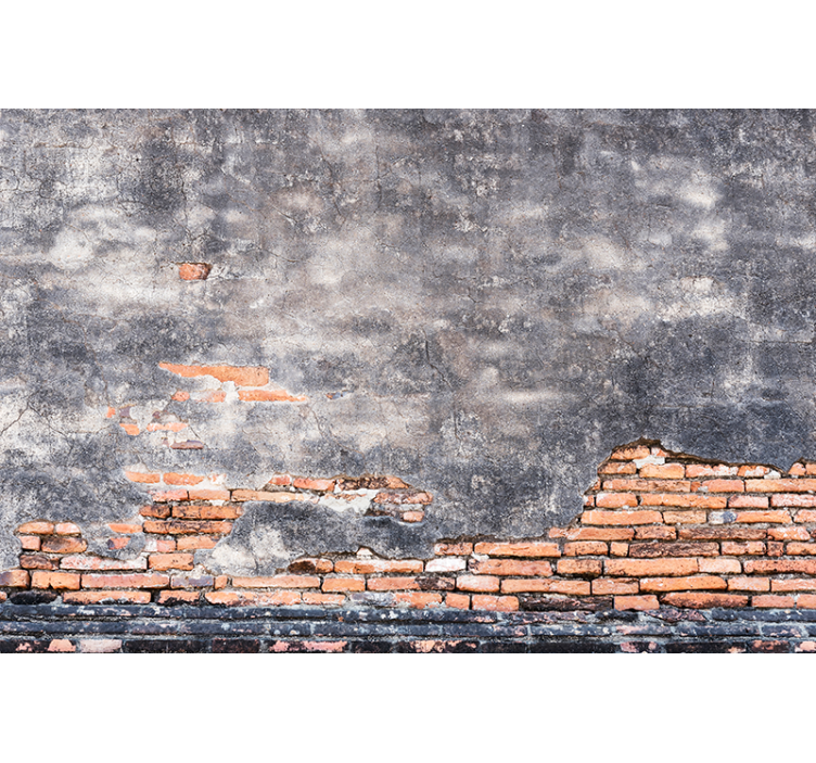 Foto tapete cigla grunge zidGrunge zid je stil arhitekture koji s - TenStickers