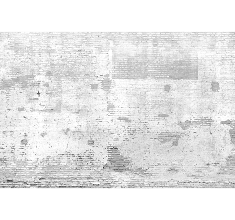 Foto tapete cigla stara bijela zid - TenStickers