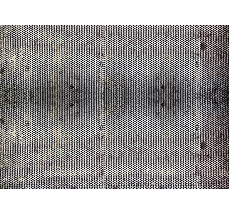 Foto tapete teksturama i uzorcima probušeni metal - TenStickers