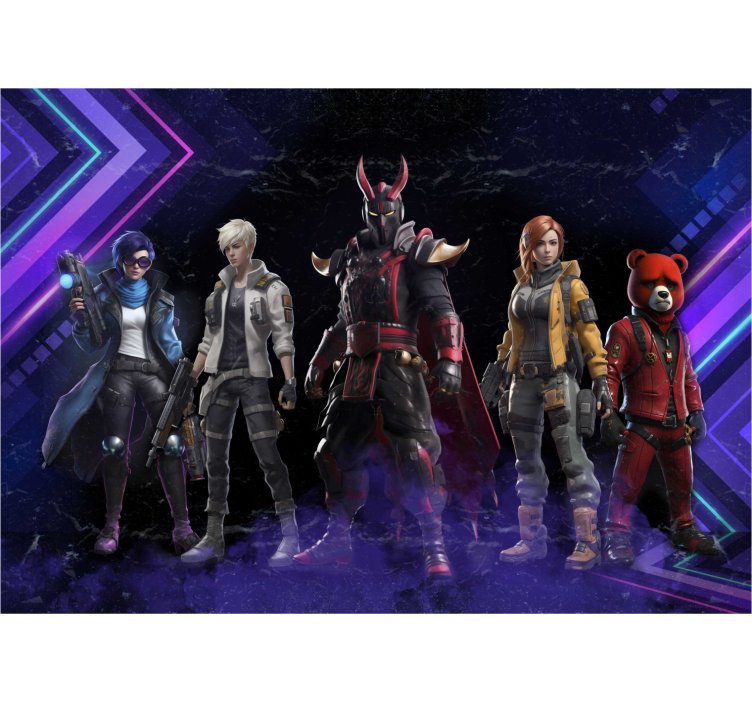 Foto tapete spavaća za tinejdžere futuristički karakteriFuturisti - TenStickers