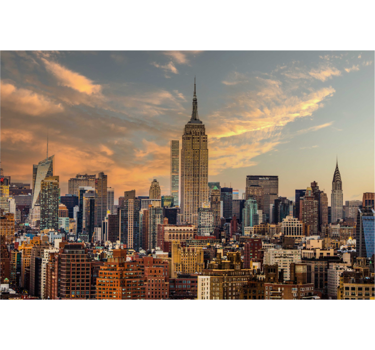 Foto tapete ured nova York Skyline - TenStickers