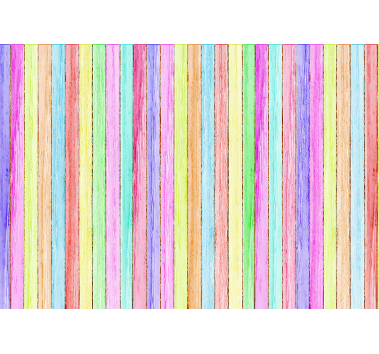 Foto tapete s efektom drva drvene daske u boji - TenStickers