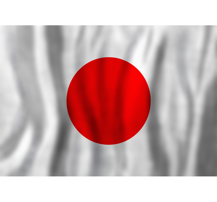 Foto tapete drugih gradova i zemalja japanska zastava - TenStickers