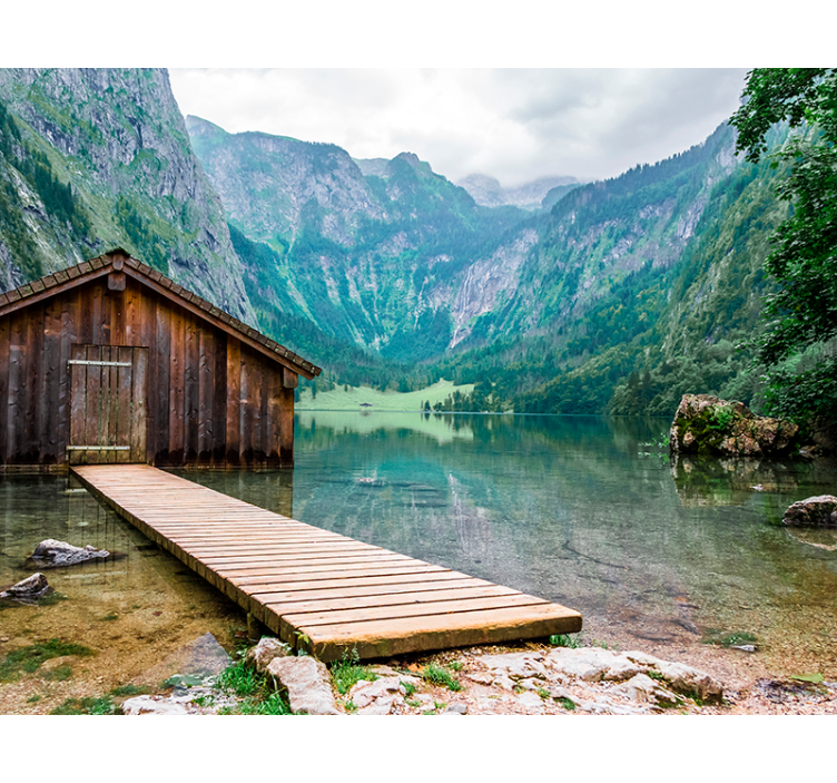 tapete priroda miran krajolik jezera - TenStickers