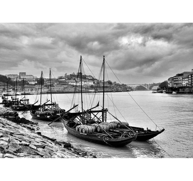 Foto tapete drugih gradova i zemalja porto sive ljestvice - TenStickers