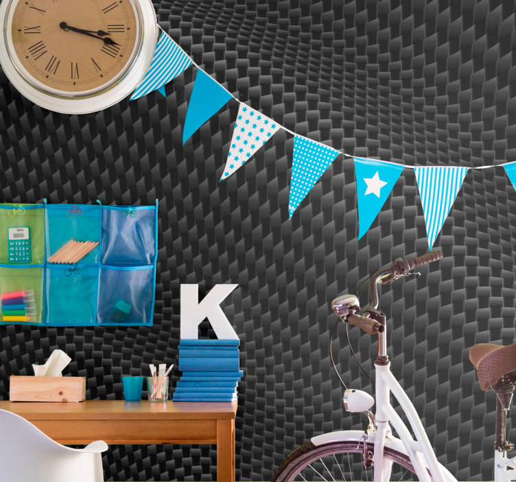 3d zidni mural od karbonskih vlakana - TenStickers