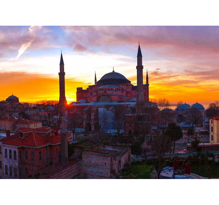 Zidni mural istanbul sunset - TenStickers