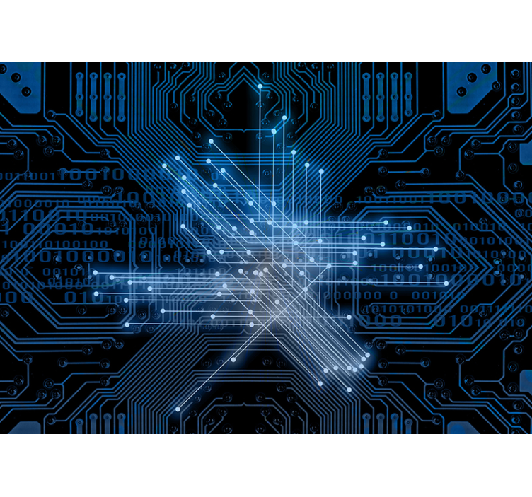 Apstraktni fototapete sklopovi svjetlosni tokovi - TenStickers