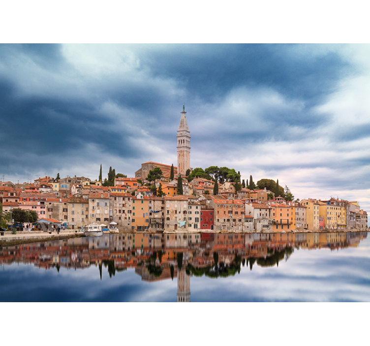 Zidni mural rovinj skyline - TenStickers