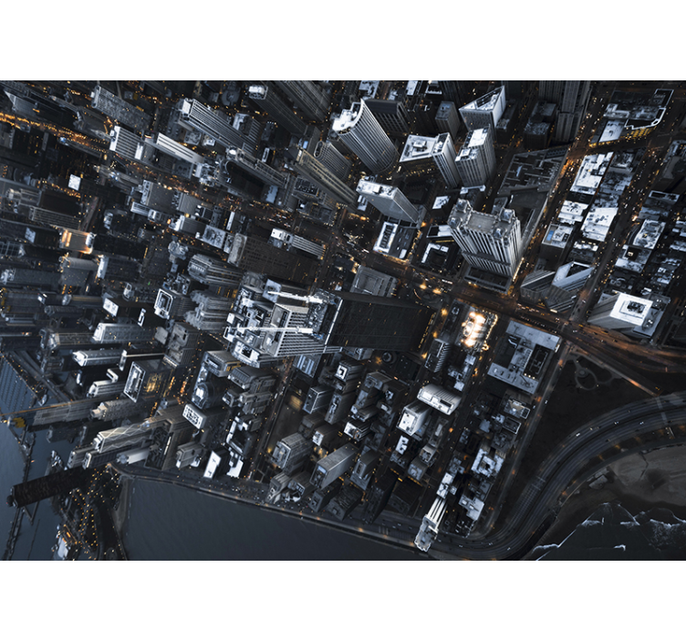 Zidne slike i zidne freske gradski pejzaž - TenStickers