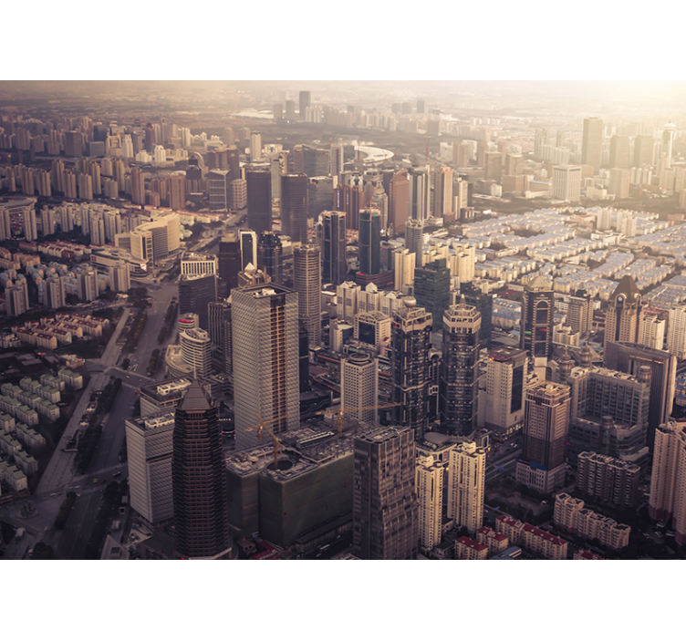 Zidni mural new york cityscape - TenStickers