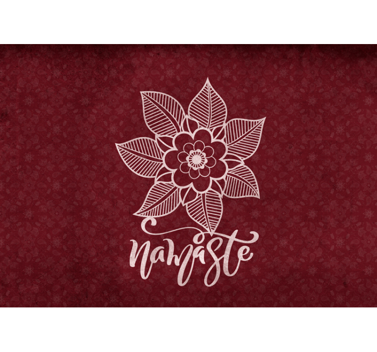 Foto tapete cvijet s razrađenim botaničkim motivima - TenStickers