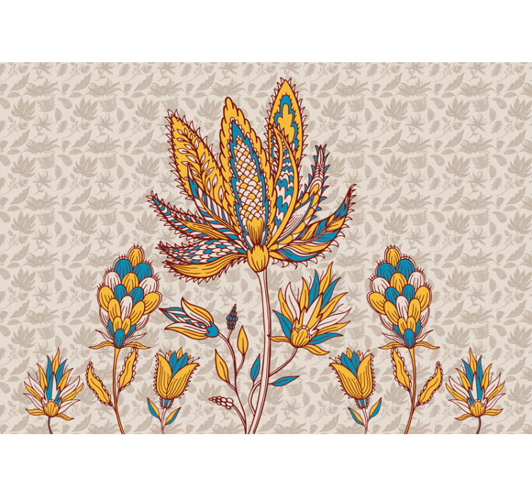 Foto tapete cvijet vibrantna cvjetna kompozicija - TenStickers