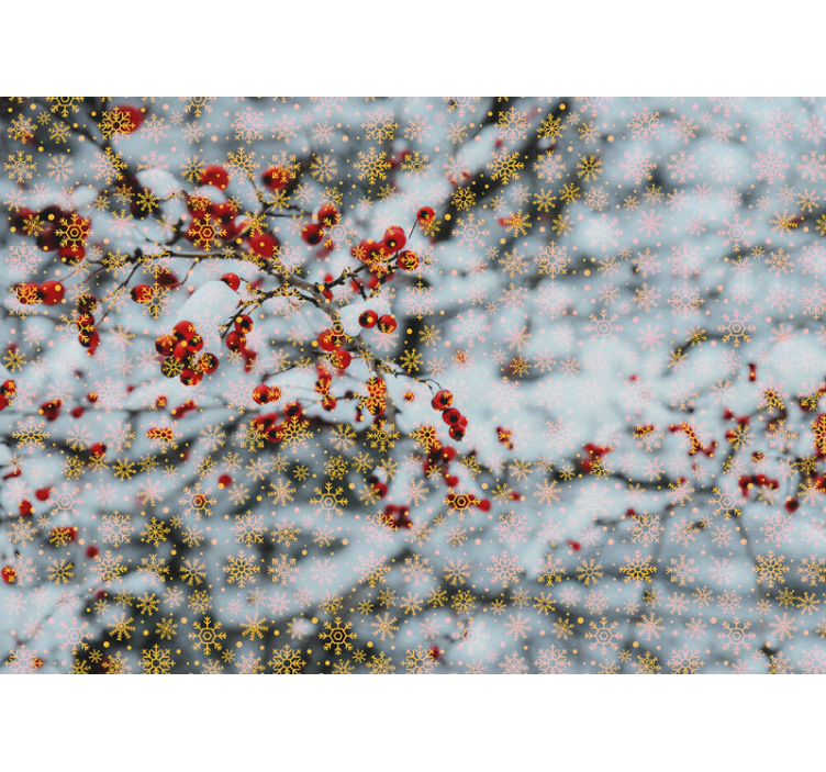 Foto tapete božić festivni zimski trenuci - TenStickers