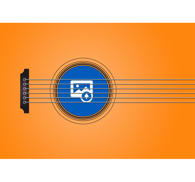 Glazbeni okvir sa zidnim freskama prilagođenim fotografiji - TenStickers