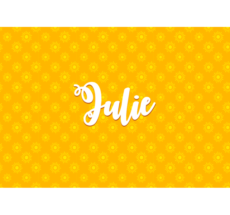 Foto tapete za dječju sobu pozadina s uzorkom suncokreta - TenStickers