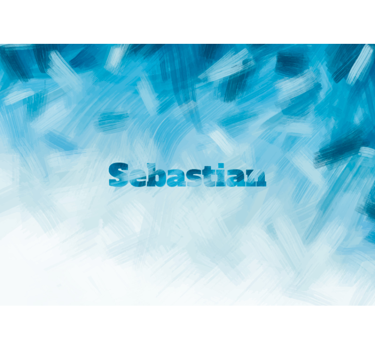 Foto tapete po mjeri s personaliziranim imenom - TenStickers