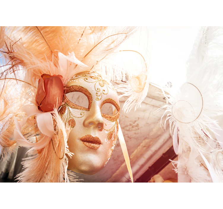 Foto tapete ljubav elegantna karnevalska maska - TenStickers
