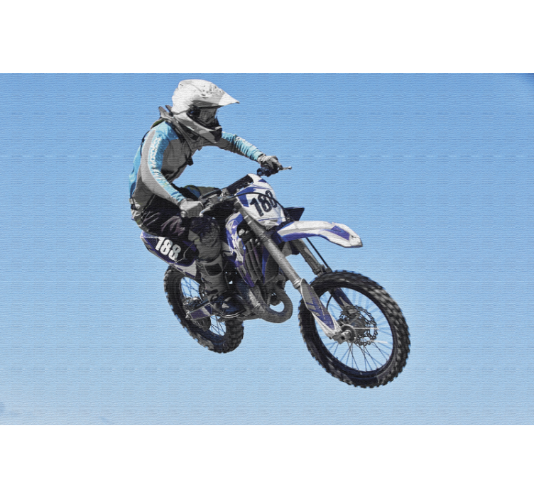 Ekstremni skokovi motocross zidni motocikl - TenStickers
