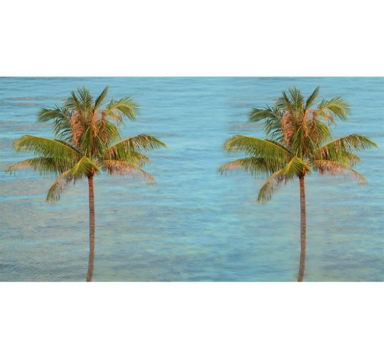 Tapete priroda tranquil palm oasis - TenStickers