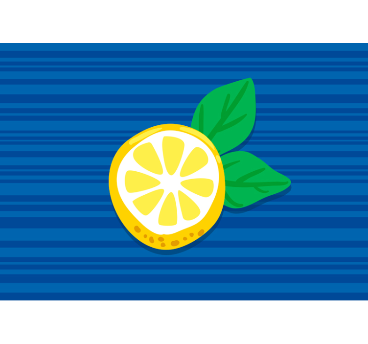 Ostale zidne freske umjetnost kriške limuna - TenStickers