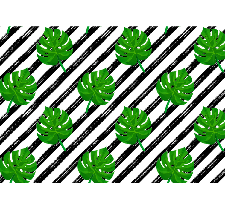 Foto tapeta uzorak tropskog lišća - TenStickers