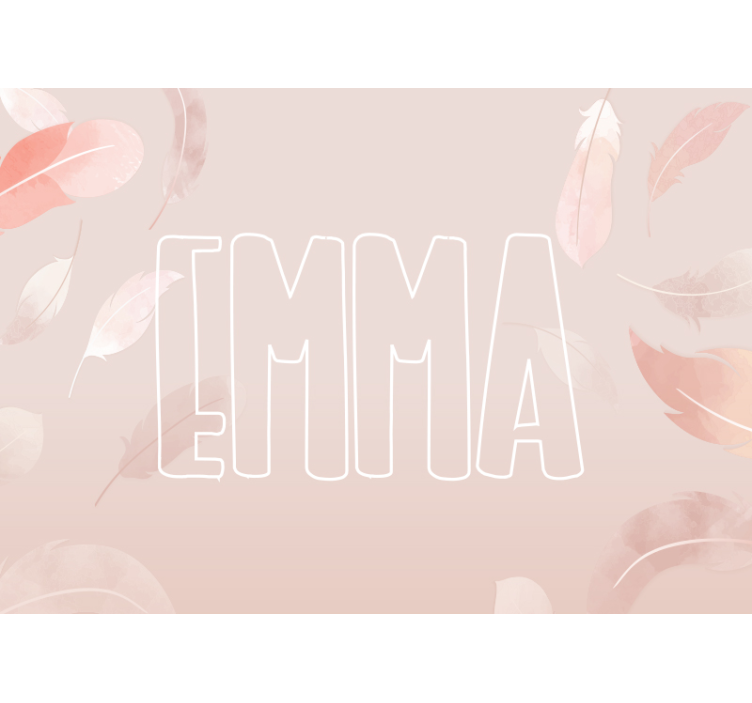 Foto tapete rasadnik s prilagođenim nazivima - TenStickers