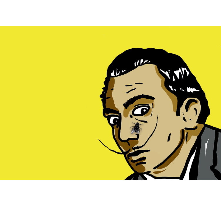 Foto tapete Umjetnički nadrealni portretni susret - TenStickers