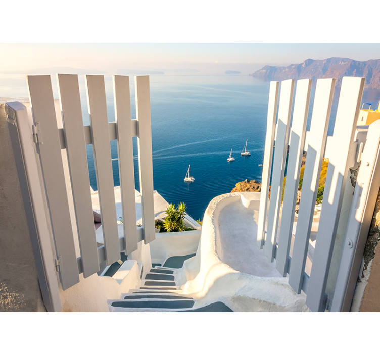 Foto tapeta jedrilice preko oceana - TenStickers