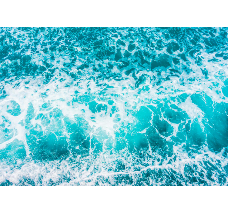 Foto tapeta par u zagrljaju valova - TenStickers