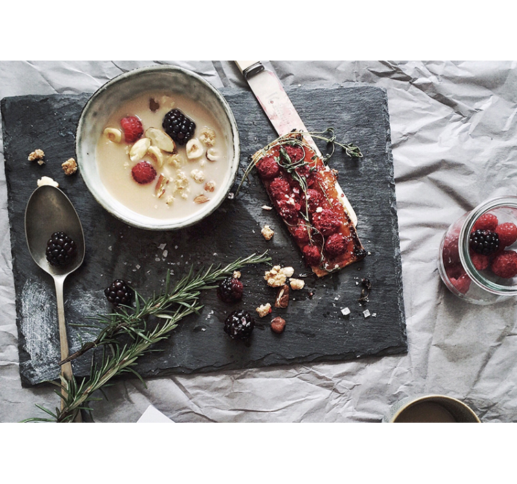 Foto tapete cvijet svježa bobičasta užitak - TenStickers