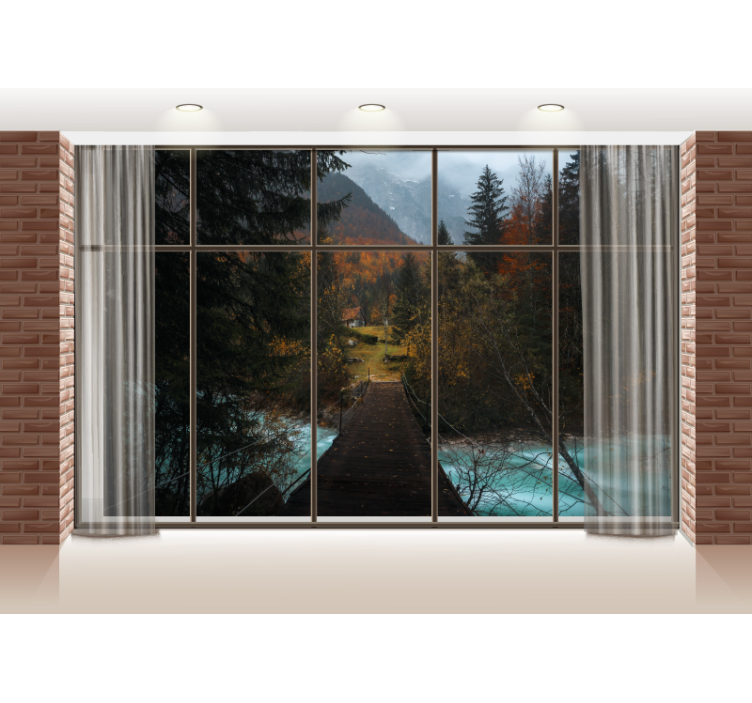 Foto tapeta scena planinske staze - TenStickers