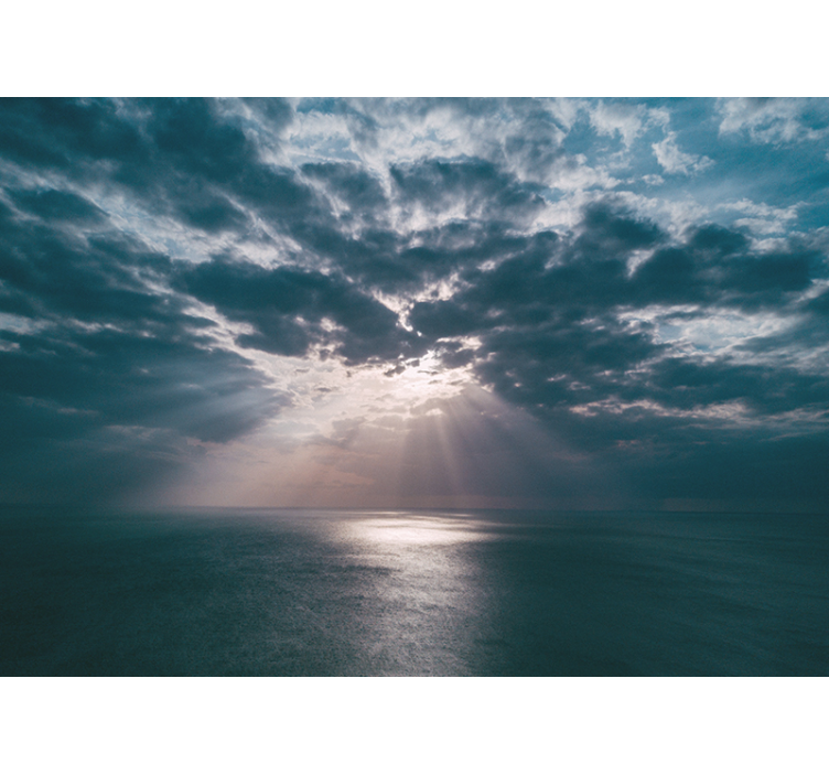 tapete priroda oceanska zraka svjetlosti - TenStickers