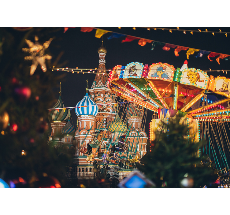 Zidne slike i zidne freske karneval svetog vasilija - TenStickers