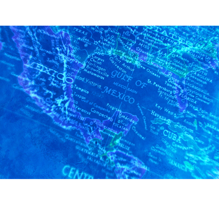 Tapeta karta svijeta dizajn starinske karte - TenStickers