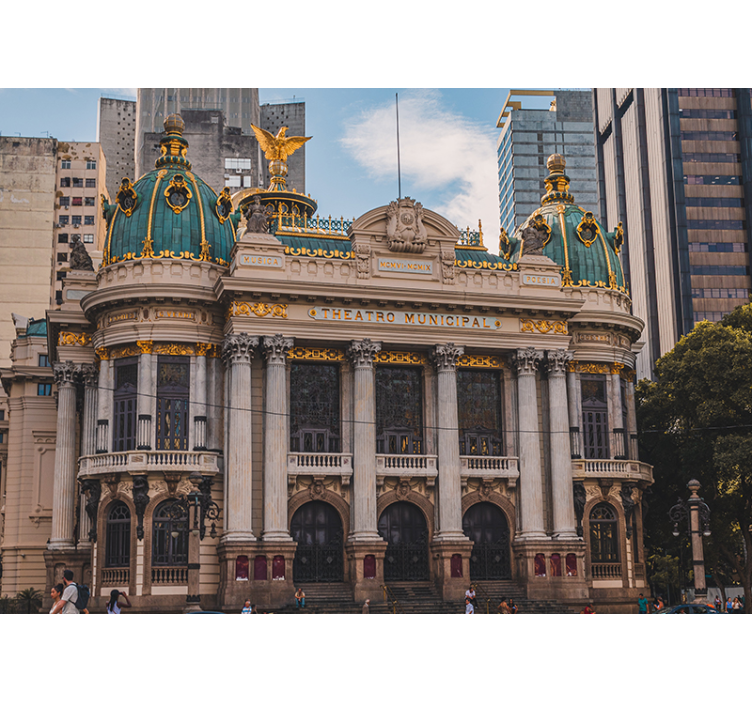 Zidne slike i zidne freske povijesna kazališna arhitektura - TenStickers