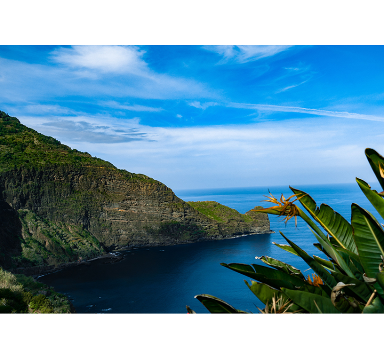 Foto tapeta pogledu na planine uz more - TenStickers