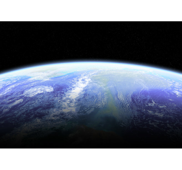 Satelitska slika zemaljskog svemira zidni zid - TenStickers